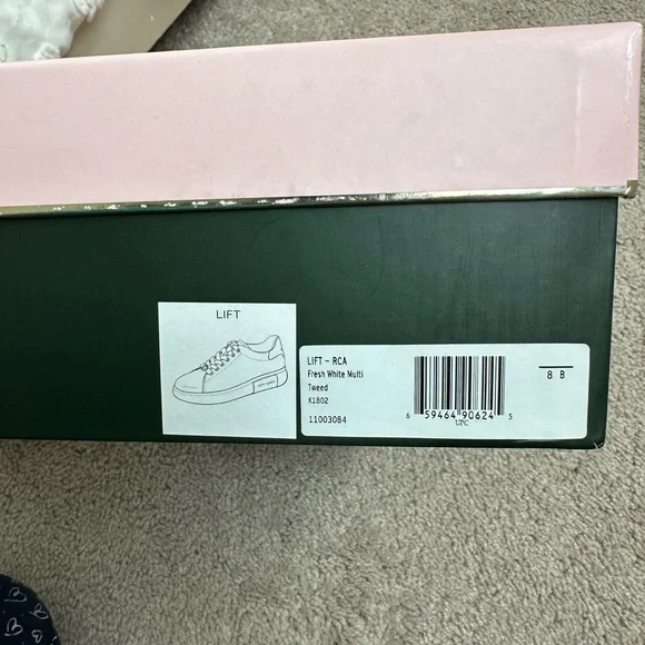 Kate Spade tweed sparkle sneakers - Picture 3 of 3